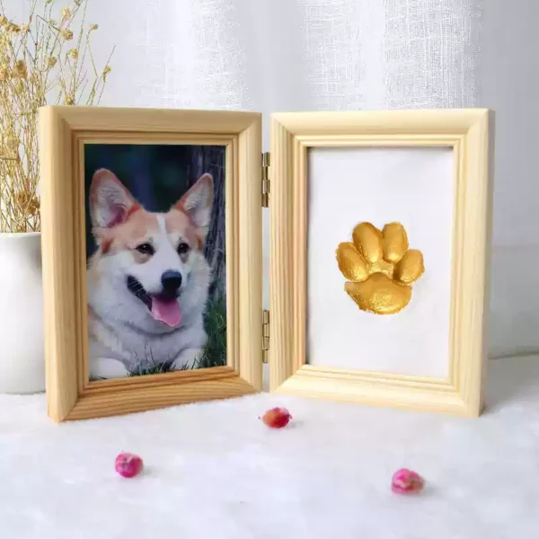 Pet Paw Print Frame Kit – DIY Keepsake for Dogs and Cats - Image 6