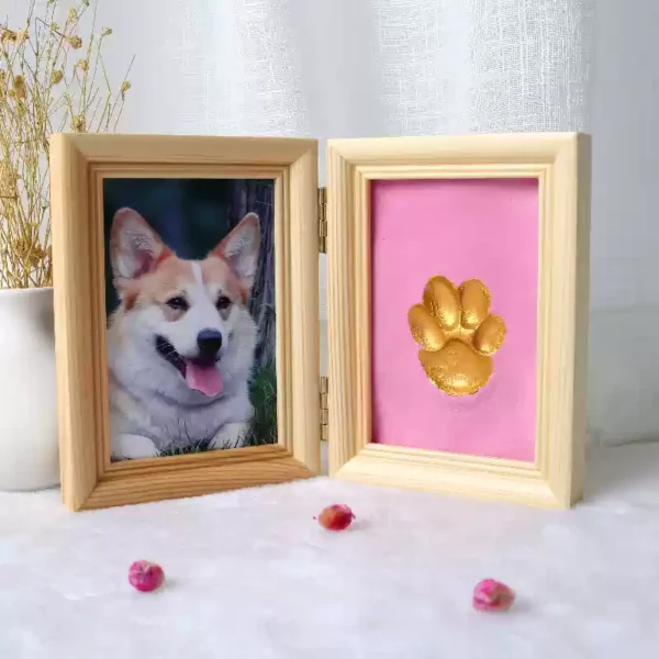Pet Paw Print Frame Kit – DIY Keepsake for Dogs and Cats - Image 7
