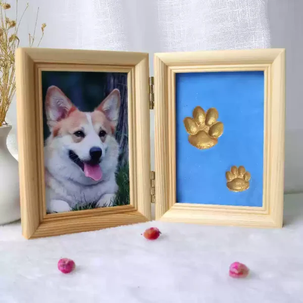 Pet Paw Print Frame Kit – DIY Keepsake for Dogs and Cats - Image 8