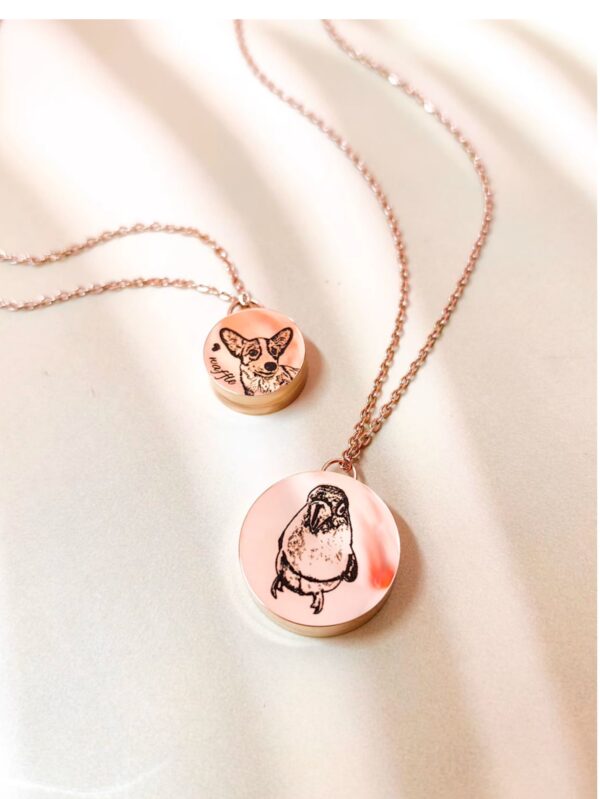 Custom Pet Memorial Pendant - Photo & Engraving Keepsake - Image 5