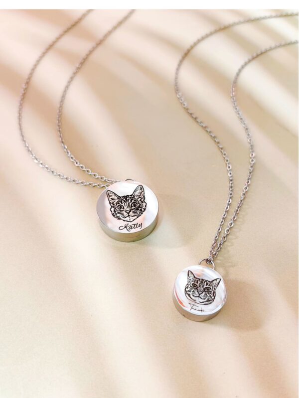 Custom Pet Memorial Pendant - Photo & Engraving Keepsake - Image 6