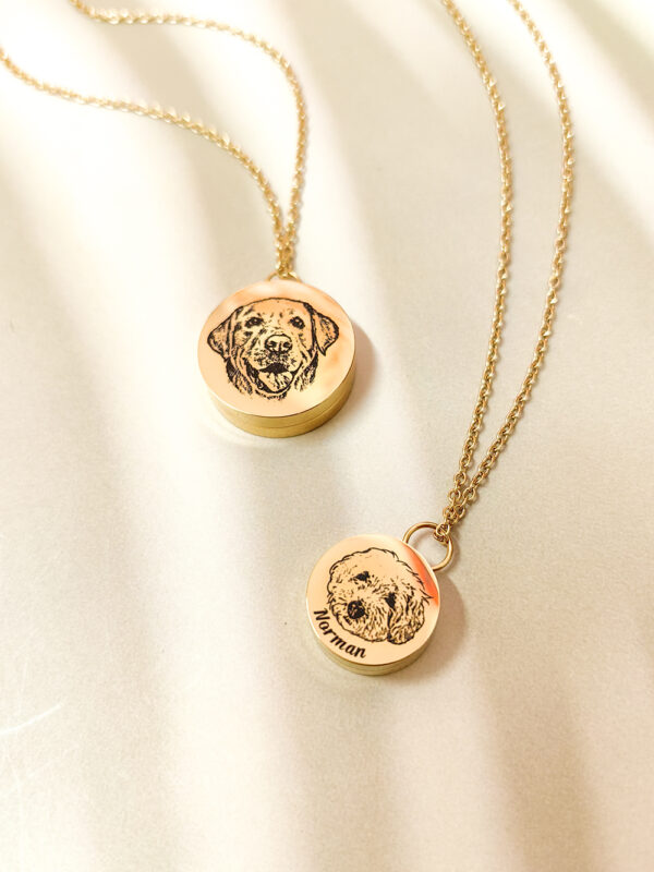 Custom Pet Memorial Pendant - Photo & Engraving Keepsake - Image 7