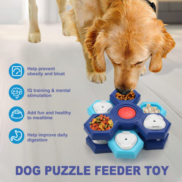 Pet Puzzle Feeder Toy – Interactive Slow Feeding Bowl for Dogs, Cats & More - Image 3