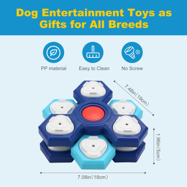 Pet Puzzle Feeder Toy – Interactive Slow Feeding Bowl for Dogs, Cats & More - Image 2