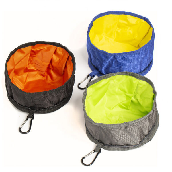 Folded bowl with leash set