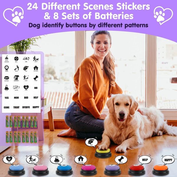 Talking Pet Buttons – Voice Recording Dog Communication Trainer Set - Image 4