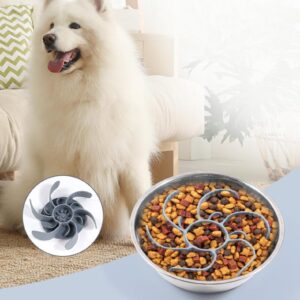 Dog Puzzle Slow Feeder Bowl – Silicone Anti-Choke Food Dish for Pets