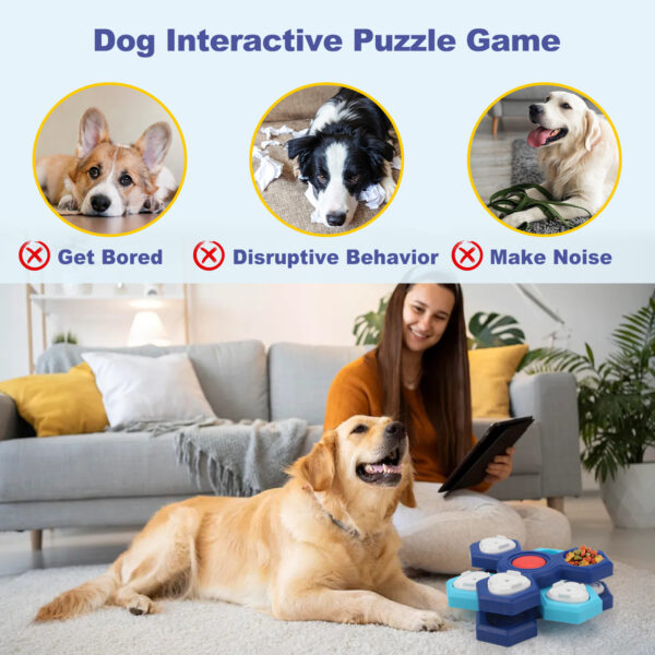 Pet Puzzle Feeder Toy – Interactive Slow Feeding Bowl for Dogs, Cats & More - Image 7