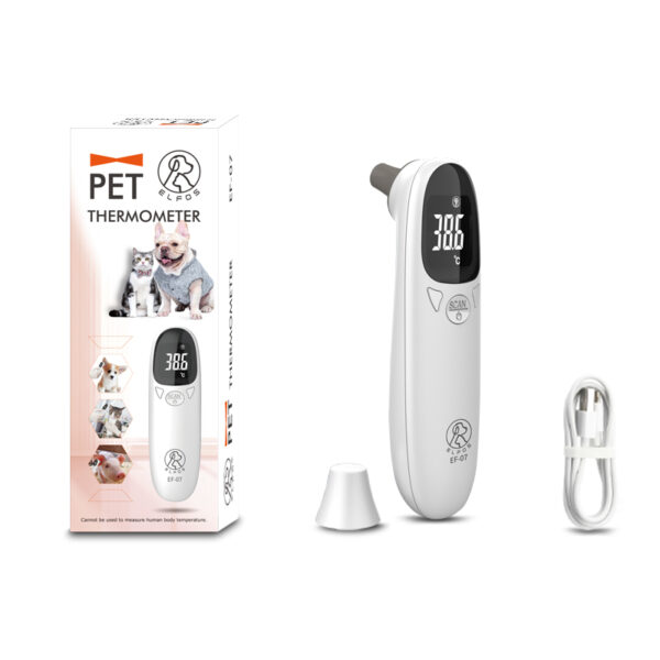 Long probe thermometer for dog
